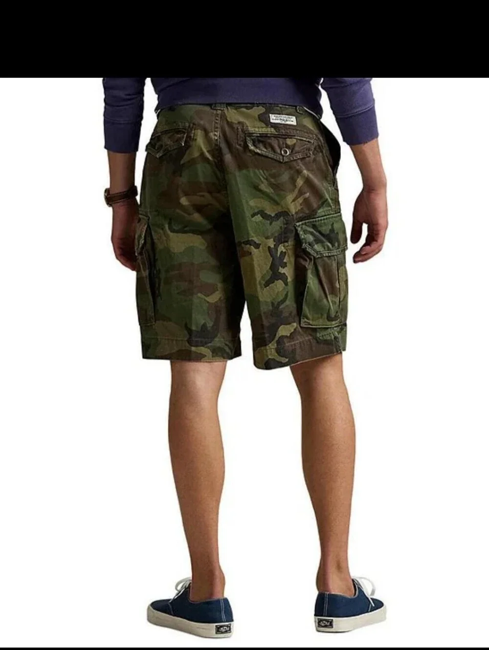 Polo by Ralph Lauren Relaxed Fit Green Camo Cargo Shorts